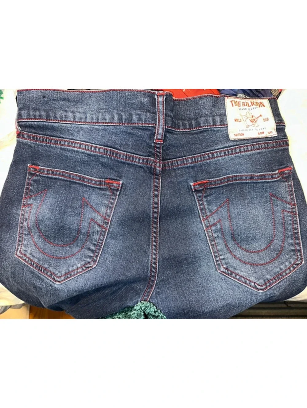 True Religion Ricky Relaxed Straight Jeans 34